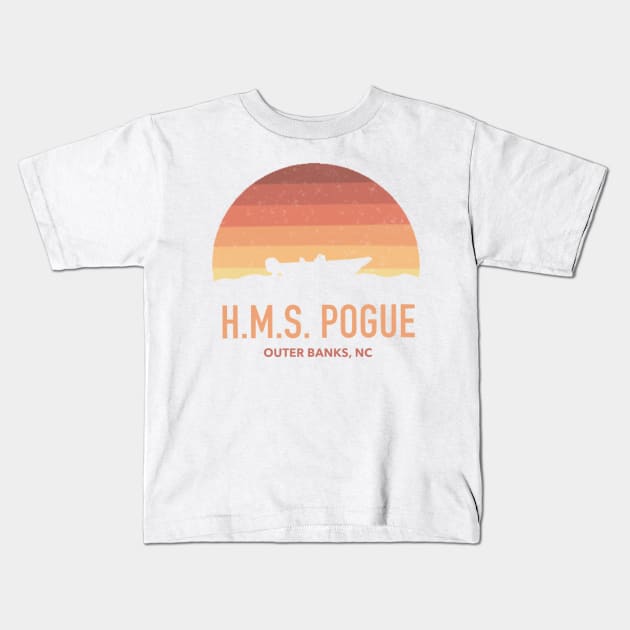 H.M.S Pouge Kids T-Shirt by Biscuit25